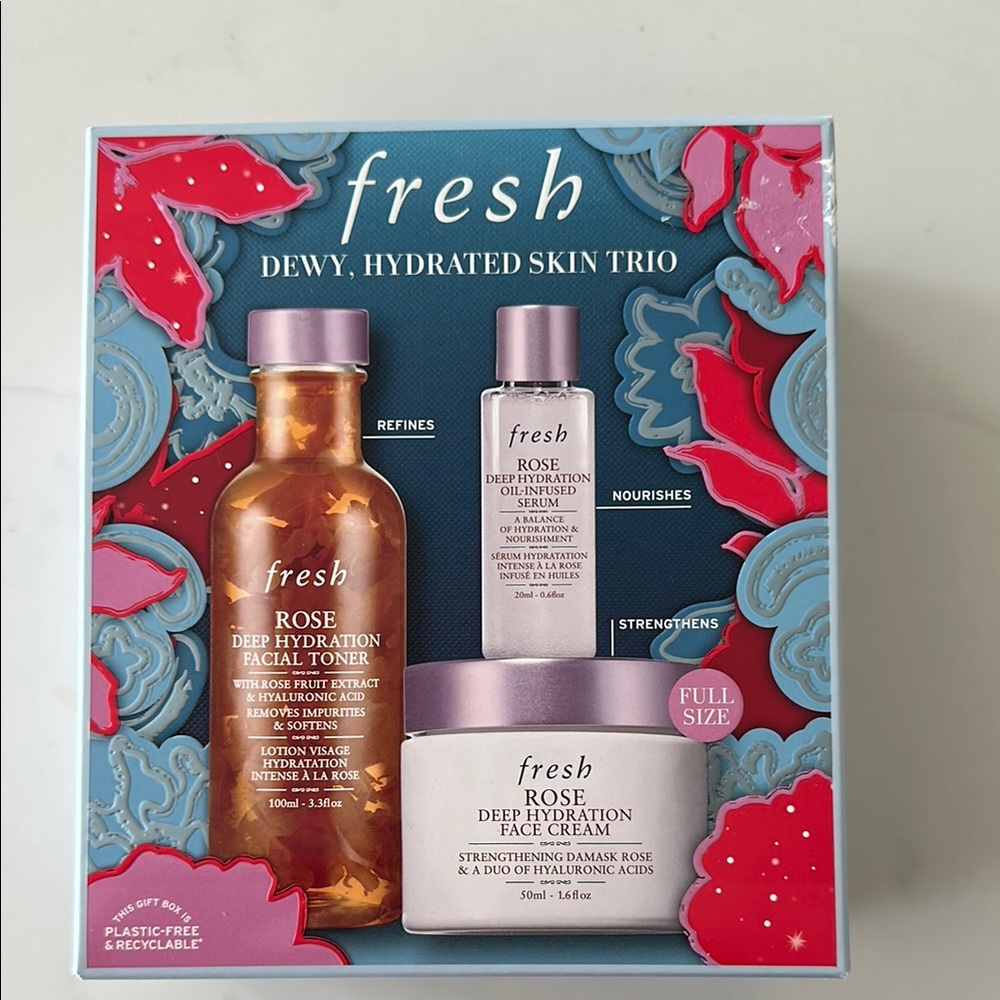 Fresh Dewy Hydrated Skin Trio